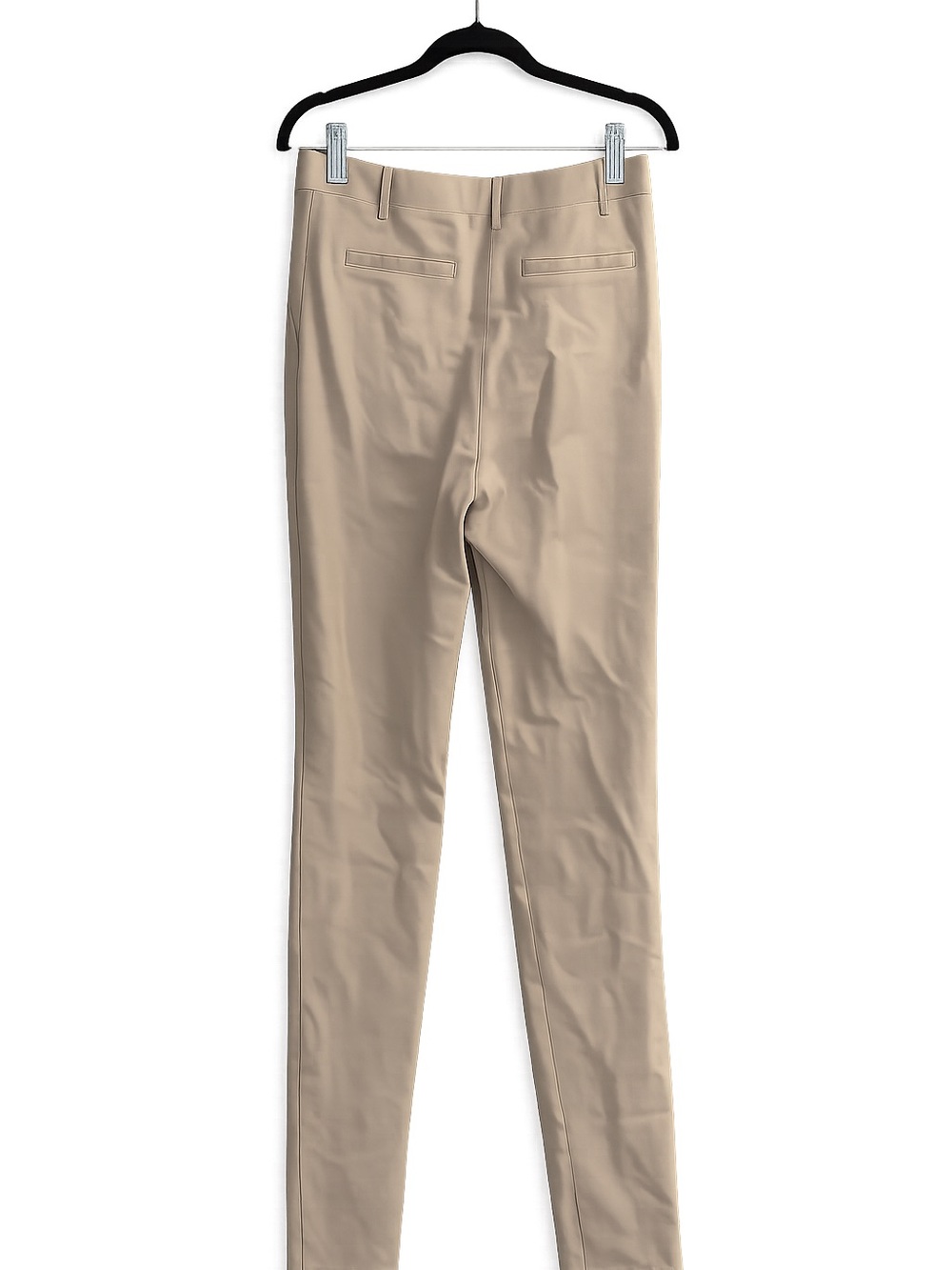 Quince Women’s Stretch Ponte Straight Leg Work Pants Tan Beige M - Picture 2 of 7